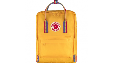 Fjallraven Rainbow Kanken Yellow Bag