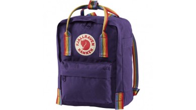 Fjallraven Rainbow Kanken Purple Bag